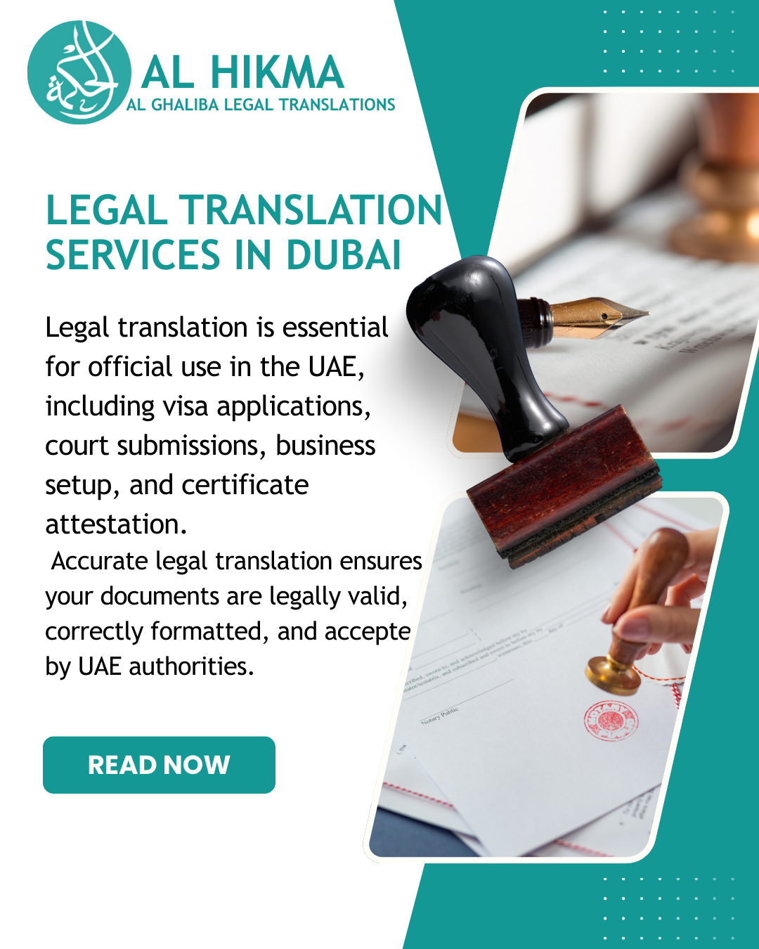 Legal Translation Services in Dubai
