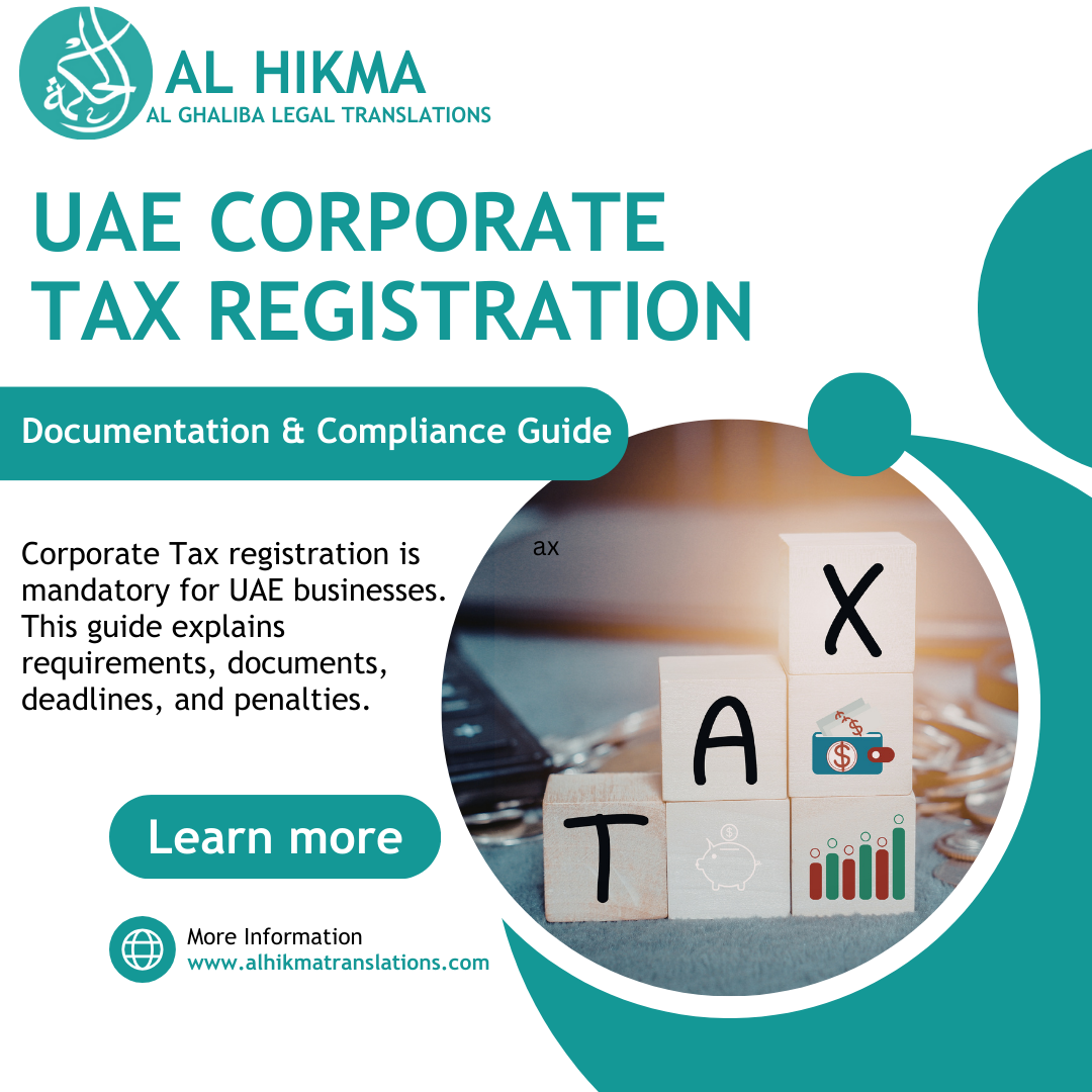 UAE Corporate Tax Registration